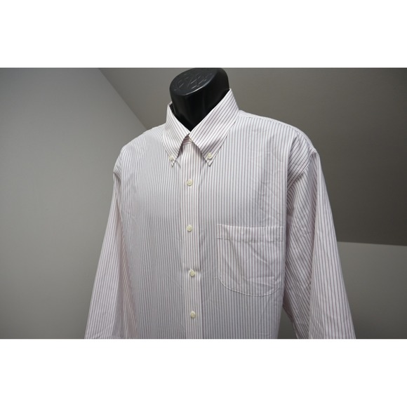 Brooks Brothers Other - Brooks Brothers Button Down Shirt Mens XL 17.5-34 Traditional Fit Striped EUC